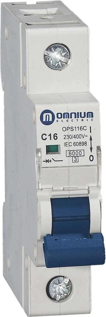 INTERRUPTOR MAGNETOTERMICO 6KA, CURVA C, 1P X 20A 